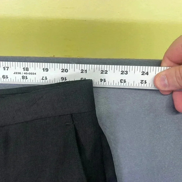 Liz Claiborne Black Dress Pants Men’s 44/30 thick comfy big Men’s slacks 1262 - Picture 3 of 7